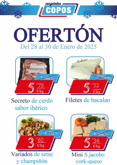 Catálogo Congelados Copos en Córdoba | Ofertón | 28/1/2025 - 30/1/2025