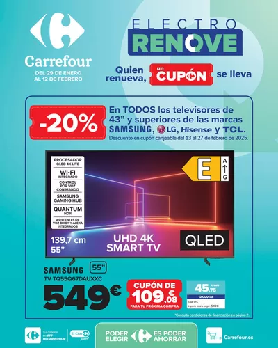 Catálogo Carrefour en Santa María del Mar | ELECTRO RENOVE | 29/1/2025 - 12/2/2025