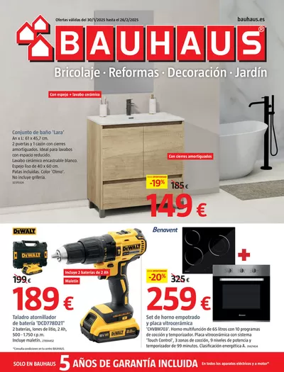 Ofertas de Jardín y Bricolaje en Villaviciosa de Odón | Bricolaje, reformas, decoración y jardín de BAUHAUS | 30/1/2025 - 26/2/2025