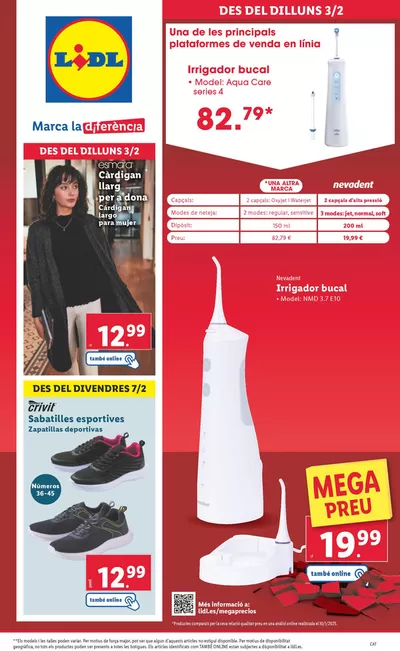 Catálogo Lidl en Cornellà | ¡Bazar Lidl! - Ofertas válidas del 03/02 al 09/02 | 3/2/2025 - 9/2/2025