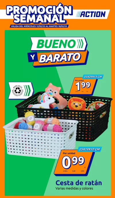 Ofertas de Hogar y Muebles en Vidreres | Pequeños precios, grandes sonrisas de Action | 1/2/2025 - 28/2/2025