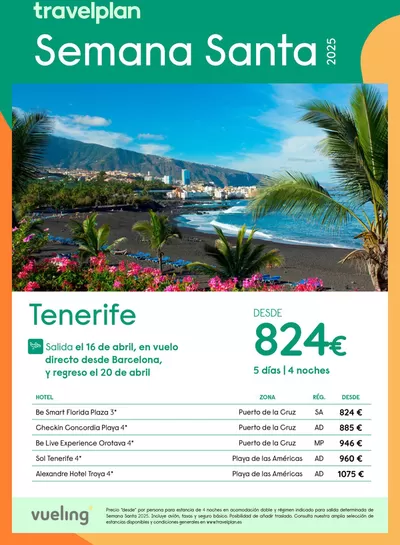 Ofertas de Viajes en Conil de la Frontera | Travelplan Tenerife de Travelplan | 30/1/2025 - 20/2/2025