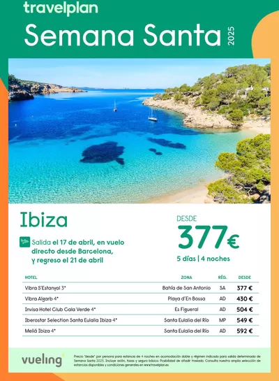 Ofertas de Viajes en Conil de la Frontera | Travelplan Ibiza de Travelplan | 30/1/2025 - 21/2/2025