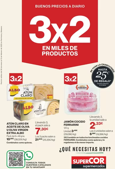 Catálogo Supercor en A Coruña | Supercor supermercado ofertas quincenales Península | 30/1/2025 - 12/2/2025