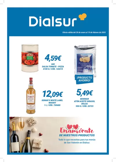 Catálogo Dialsur Cash & Carry en Massanassa |  Oferta válida del 30 de enero al 19 de febrero de 2025 | 31/1/2025 - 19/2/2025