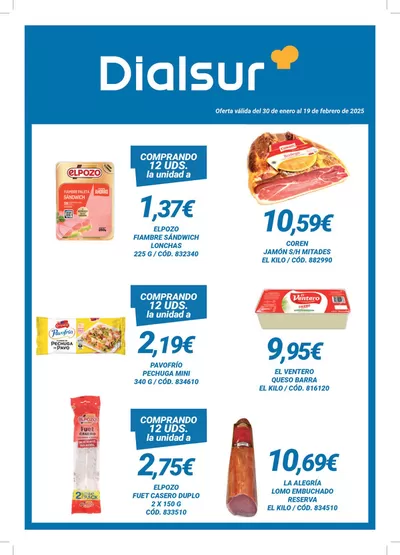 Catálogo Dialsur Cash & Carry en Massanassa | Oferta Retail | 31/1/2025 - 19/2/2025