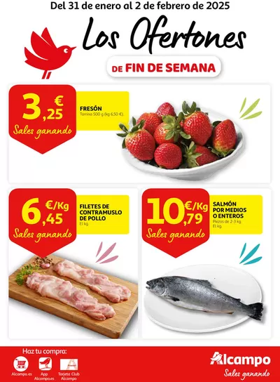 Catálogo Alcampo en Reus | Los Ofertones DE FIN DE SEMANA | 31/1/2025 - 2/2/2025