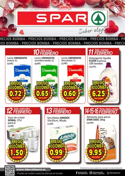 Catálogo SPAR en Sevilla | SPAR bombazos 10 -16 febrero | 10/2/2025 - 16/2/2025