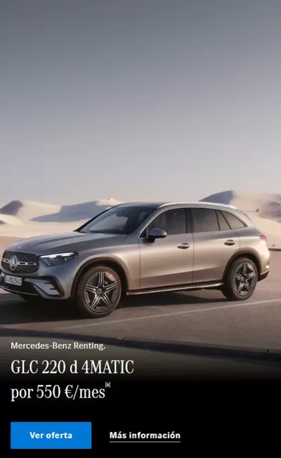 Catálogo Mercedes-Benz en Valencia | GLC 220 d 4MATIC por 550€/mes! | 31/1/2025 - 22/2/2025