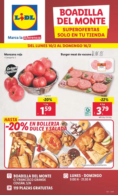 Catálogo Lidl en Leganés | SUPEROFERTAS BOADILLA DEL MONTE | 10/2/2025 - 16/2/2025