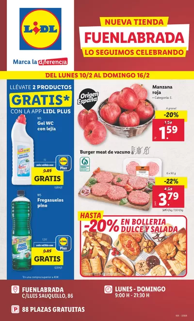 Catálogo Lidl en Leganés | NUEVA TIENDA FUENLABRADA | 10/2/2025 - 16/2/2025