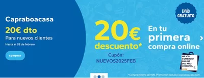 Catálogo Caprabo en Barcelona | 20€ descuento en tu primera compra online | 3/2/2025 - 28/2/2025