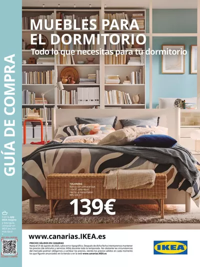 Catálogo IKEA en Arrecife | IKEA Catálogo Muebles para el dormitorio Can | 4/2/2025 - 31/8/2025