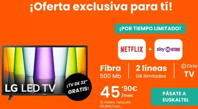 Catálogo Euskaltel en Pamplona | Ofertas | 4/2/2025 - 18/2/2025