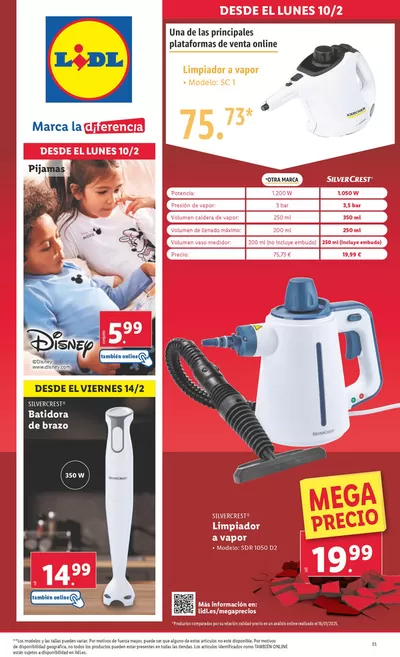 Catálogo Lidl en Leganés | ¡Bazar Lidl! Ofertas válidas del 10/02 al 16/02 | 10/2/2025 - 16/2/2025