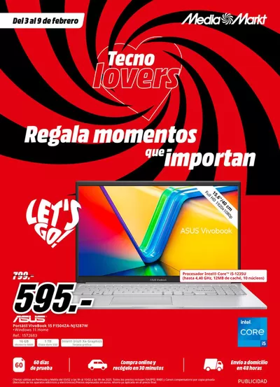 Ofertas de Informática y Electrónica en Alfafar | Del 3 al 9 de febrero de MediaMarkt | 4/2/2025 - 9/2/2025