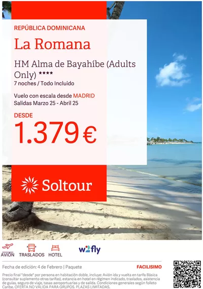 Catálogo Soltour | La Romana - HM Alma de Bayahíbe (Adults Only) | 4/2/2025 - 28/2/2025