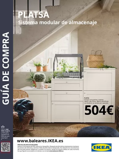 Catálogo IKEA en Palma de Mallorca | IKEA Catálogo PLATSA | 5/2/2025 - 31/8/2025