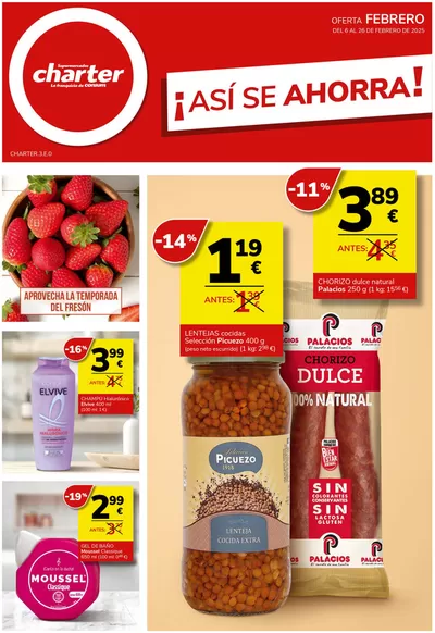 Catálogo Supermercados Charter en Alfafar | ¡ASÍ SE AHORRA! | 7/2/2025 - 26/2/2025