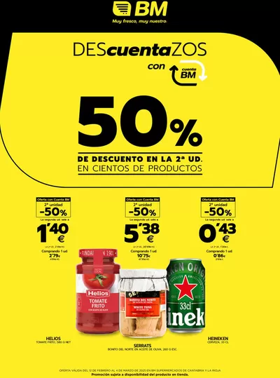 Catálogo BM Supermercados en Logroño | Descuentazos | 12/2/2025 - 4/3/2025