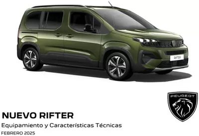 Catálogo Peugeot en Ciempozuelos | Peugeot NUEVO RIFTER | 10/2/2025 - 10/2/2026