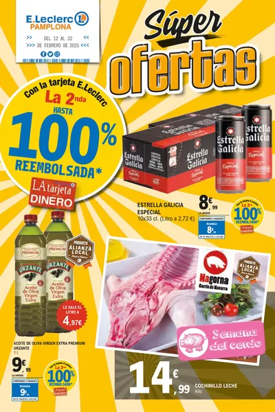 Catálogo E.Leclerc en Pamplona | Super ofertas Pamplona | 12/2/2025 - 22/2/2025