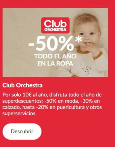 Ofertas de Juguetes y Bebés en Maliaño | Club Orchestra -50% de Orchestra | 10/2/2025 - 28/2/2025