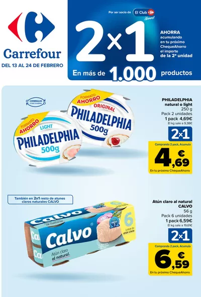 Catálogo Carrefour en Ceuta | 2x1 | 13/2/2025 - 24/2/2025