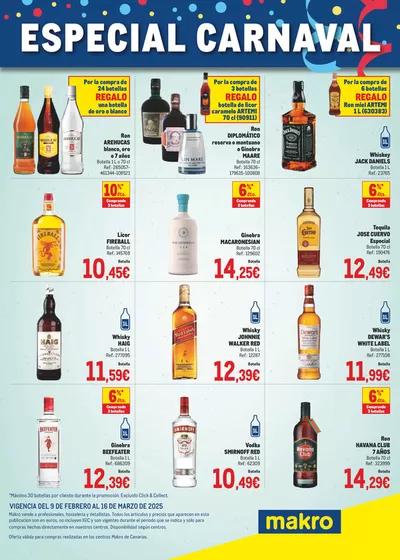 Catálogo Makro en Adeje | Destilados Carnaval Canarias | 11/2/2025 - 16/3/2025