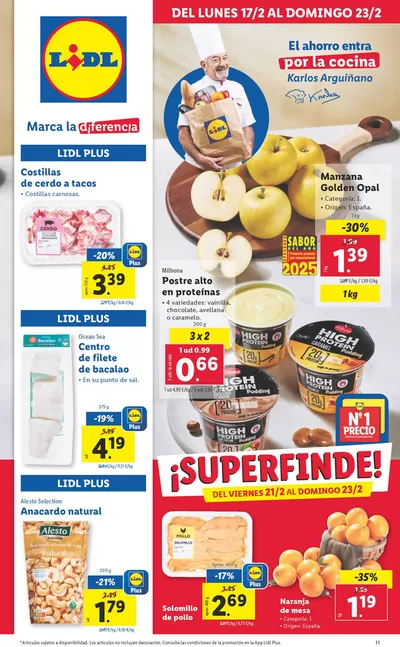 Catálogo Lidl en Manacor | № 1 PRECIO - Ofertas válidas del 17/02 al 23/02 | 17/2/2025 - 23/2/2025