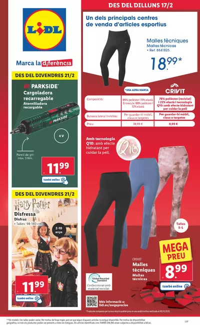 Catálogo Lidl en Figueres | ¡Bazar Lidl! Ofertas válidas del 17/02 al 23/02 | 17/2/2025 - 23/2/2025