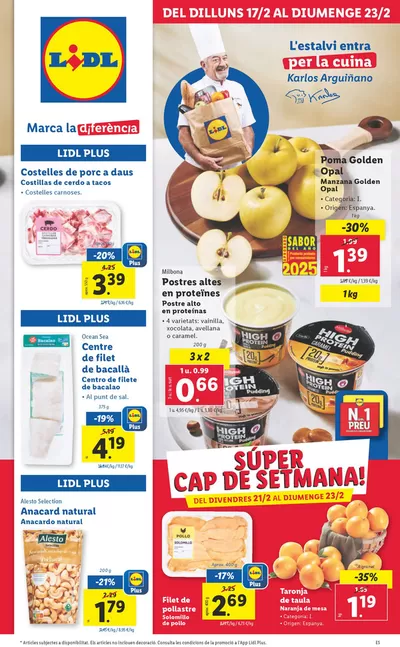 Catálogo Lidl en Terrassa | № 1 PRECIO - Ofertas válidas del 17/02 al 23/02 | 17/2/2025 - 23/2/2025