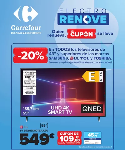 Ofertas de Informática y Electrónica en Manises | ELECTRO RENOVE de Carrefour | 13/2/2025 - 24/2/2025