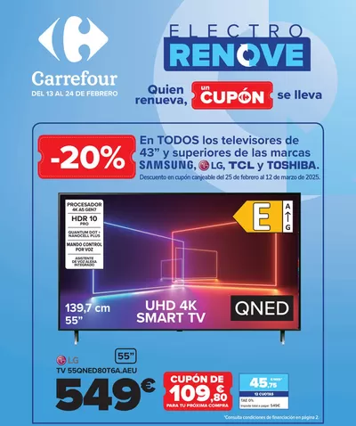 Ofertas de Informática y Electrónica en Santa Cruz de Tenerife | ELECTRO RENOVE de Carrefour | 13/2/2025 - 24/2/2025