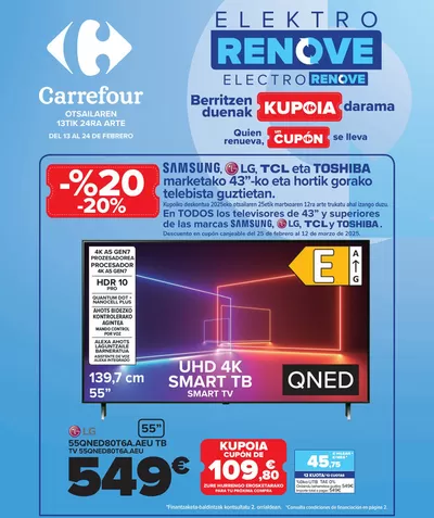 Ofertas de Hogar y Muebles en Bilbao | ELECTRO RENOVE de Carrefour | 13/2/2025 - 24/2/2025