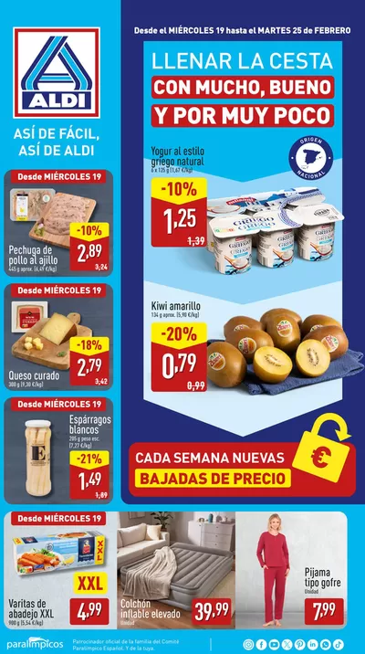 Catálogo ALDI en Melilla | ¡Así de fácil, así de Aldi! | 19/2/2025 - 25/2/2025