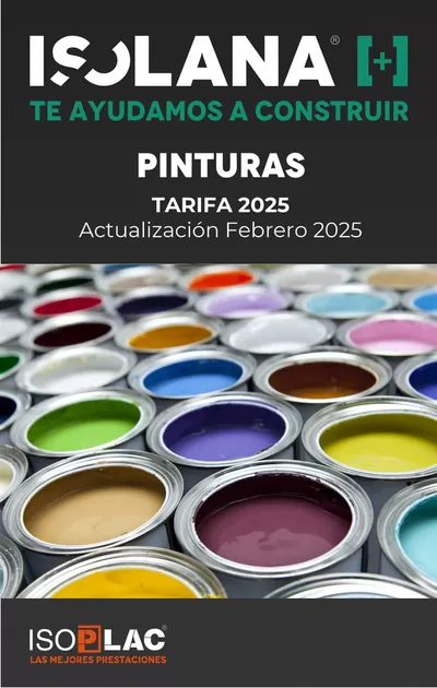 Ofertas de Jardín y Bricolaje en Aldaia | PINTURAS – TARIFA ISOLANA de Isolana | 12/2/2025 - 28/2/2025