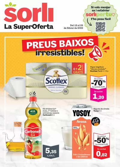 Catálogo Sorli | Catàleg d'Ofertes Sorli | 12/2/2025 - 25/2/2025