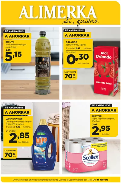 Catálogo Alimerka | Ofertas válidas en Castilla y León y Galicia del 13 al 26 de febrero | 13/2/2025 - 26/2/2025