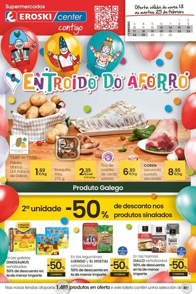 Catálogo Eroski en Ribadeo | Entroido do aforro | 13/2/2025 - 25/2/2025