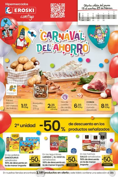 Catálogo Eroski | Carnaval del ahorro | 13/2/2025 - 25/2/2025