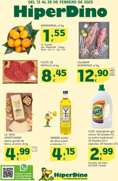 Catálogo HiperDino en Arona | Ofertas desde el 13 de febrero | 13/2/2025 - 26/2/2025