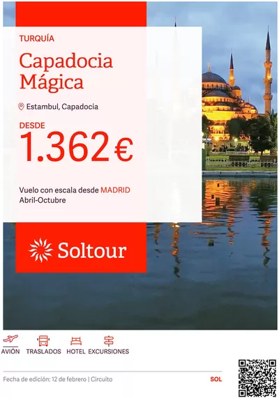 Catálogo Soltour | Capadocia Mágica desde 1.362€ | 12/2/2025 - 25/2/2025