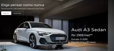 Catálogo Audi en Getafe | Audi A3 Sedan por 290€/mes | 12/2/2025 - 28/2/2025