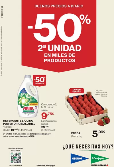 Catálogo Hipercor | Ofertas y promociones | 13/2/2025 - 26/2/2025