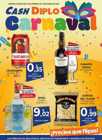 Catálogo CashDiplo en Buenavista de Arriba | CASH CARNAVAL CADIZ FAMILY ROTA | 13/2/2025 - 5/3/2025