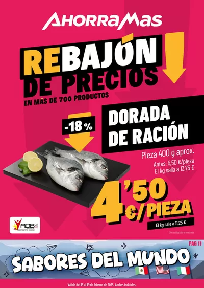 Ofertas de Hiper-Supermercados en Ciempozuelos | Rebajón de precios de Ahorramas | 13/2/2025 - 19/2/2025