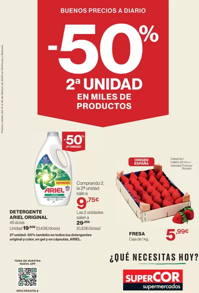 Catálogo Supercor en Málaga | Supercor supermercado ofertas quincenales península | 13/2/2025 - 26/2/2025