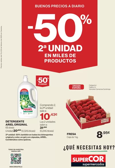 Catálogo Supercor | Supercor supermercado ofertas quincenales Canarias | 13/2/2025 - 26/2/2025