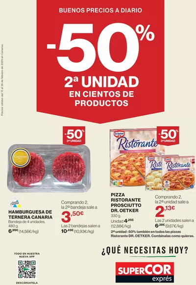 Catálogo Supercor Exprés en Santa Cruz de Tenerife | Ofertas quincenales para Canarias | 13/2/2025 - 26/2/2025